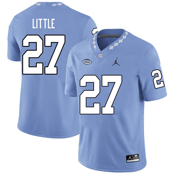 Jordan Brand Men #27 Chavis Little North Carolina Tar Heels College Football Jerseys Sale-Carolina B